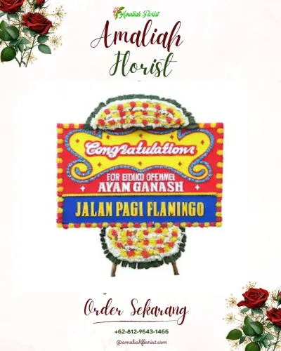 Bunga Papan Congratulation di Nanggewer